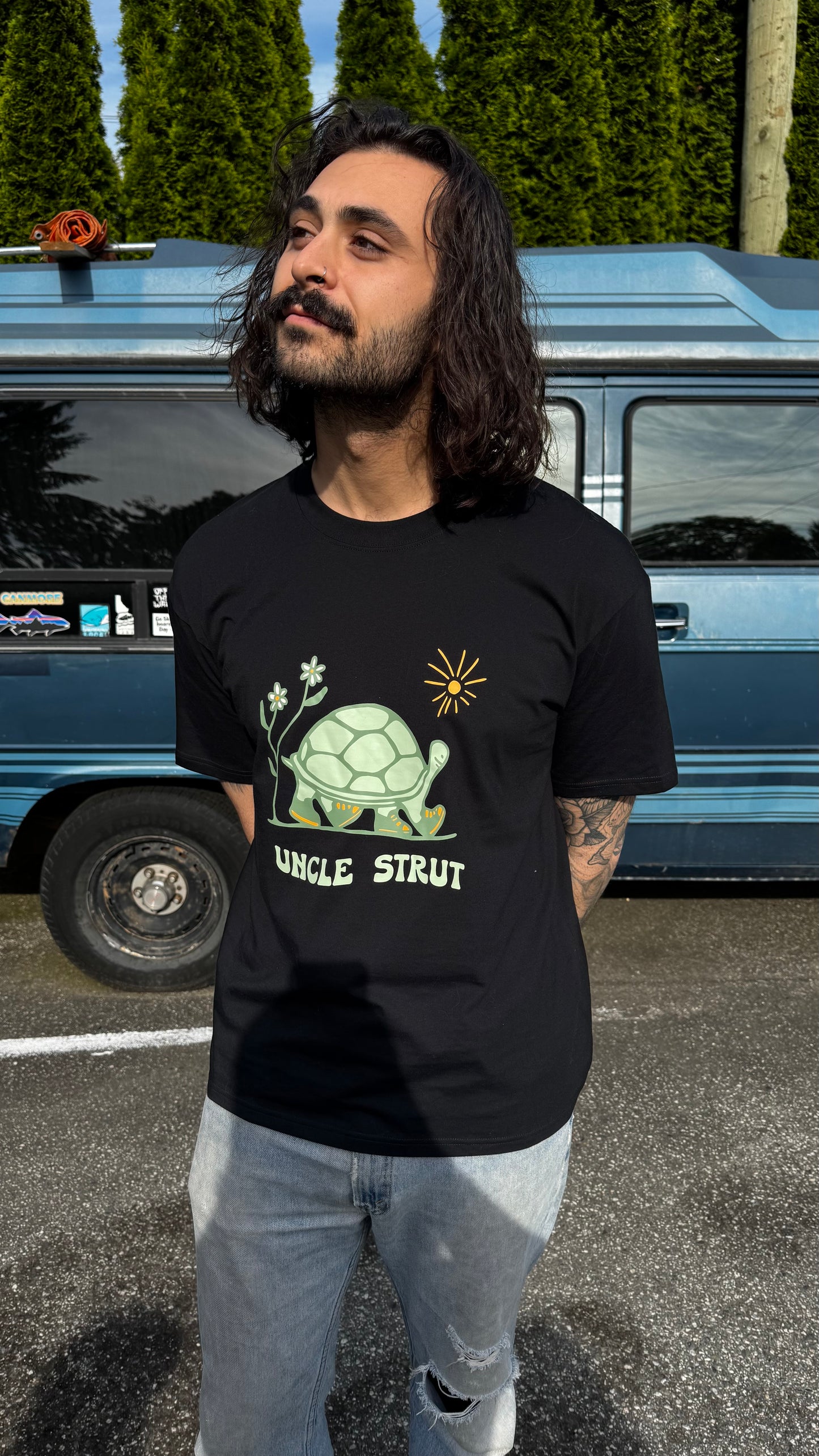 Black Groovin Turtle