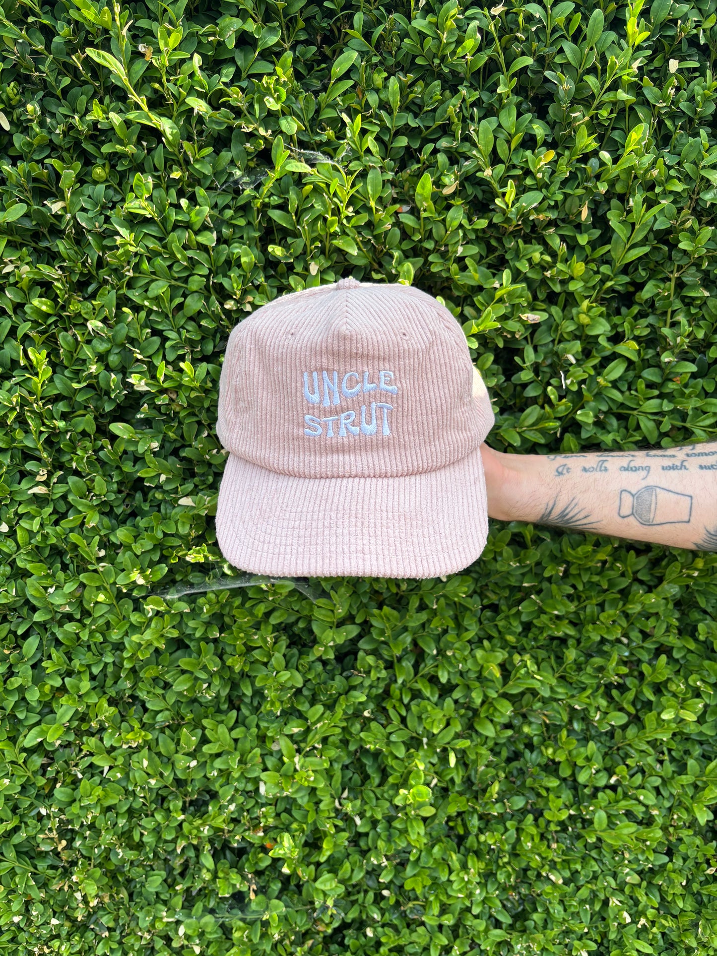Strut Hat - Pink Corduroy